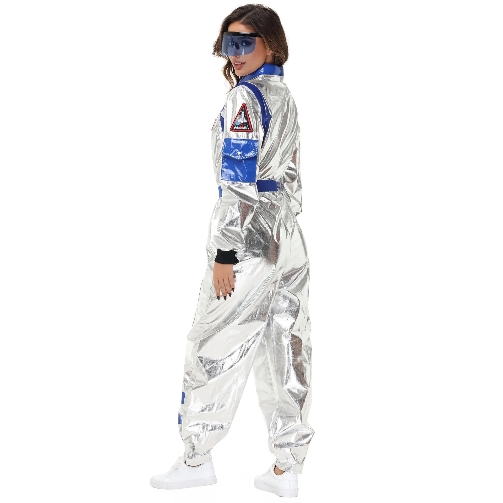 Space Suit Astronaut Couples Costume Carnival Halloween For Women Men