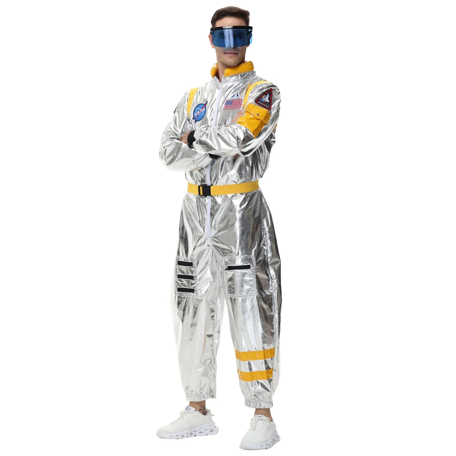 Space Suit Astronaut Couples Costume Carnival Halloween For Women Men