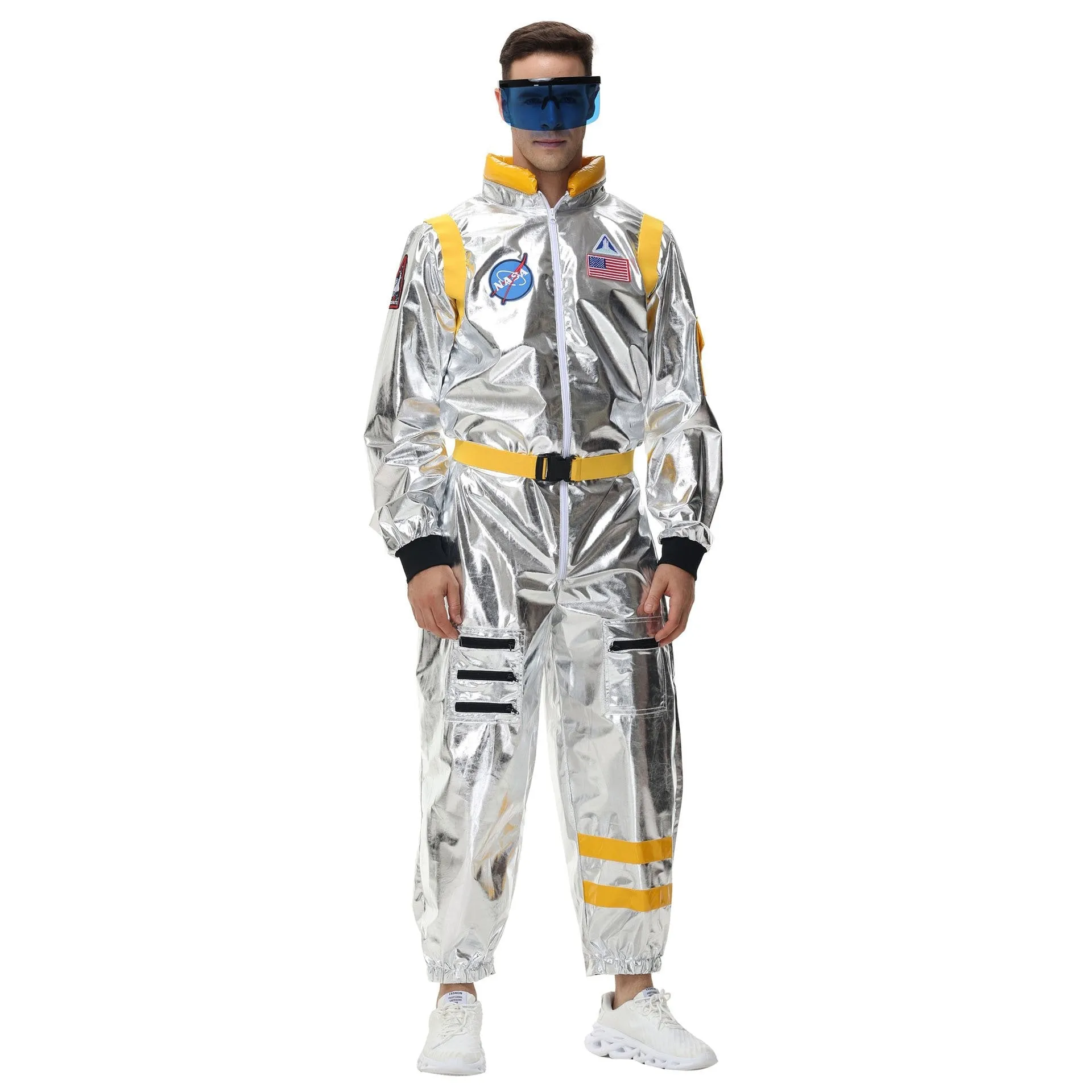 Space Suit Astronaut Couples Costume Carnival Halloween For Women Men