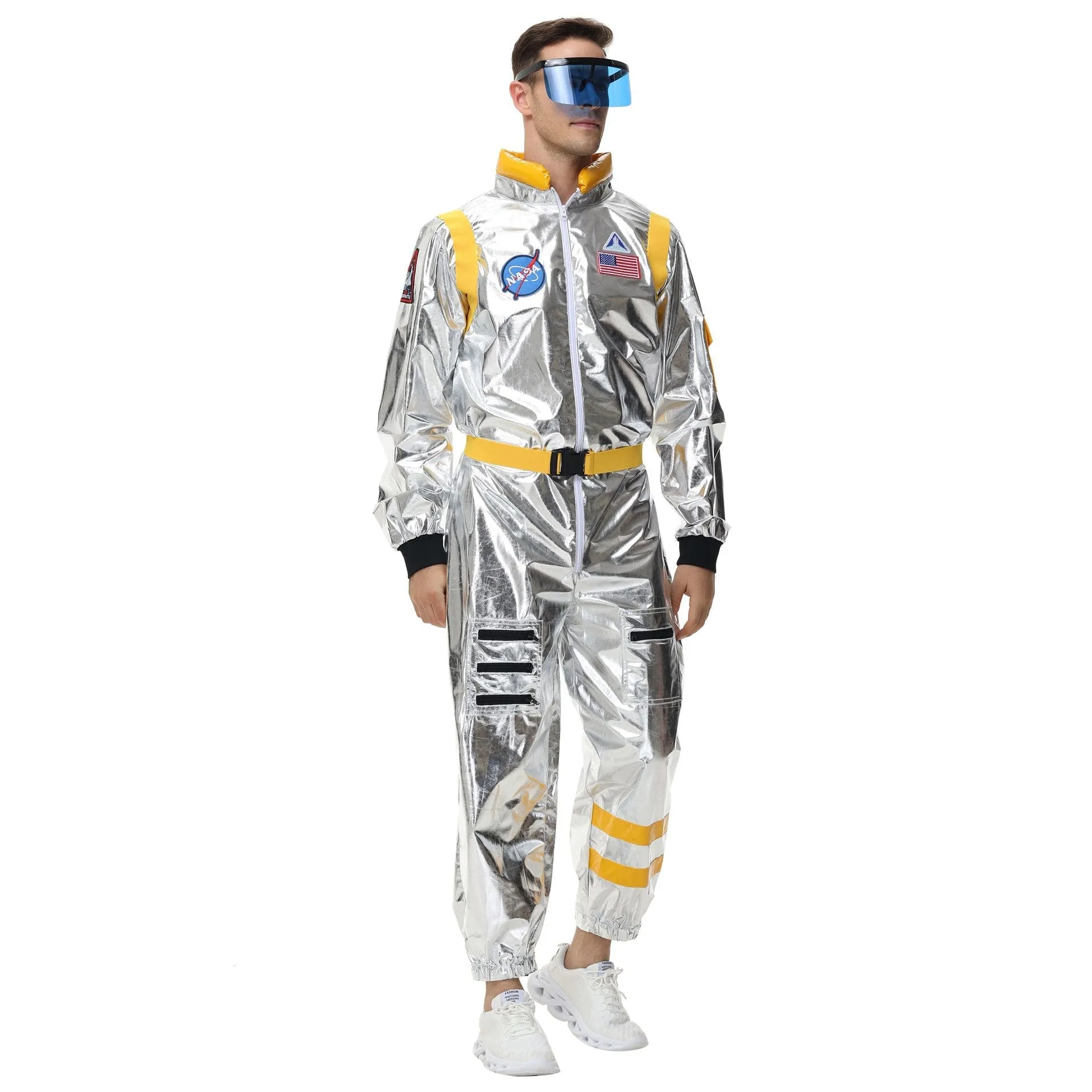 Space Suit Astronaut Couples Costume Carnival Halloween For Women Men