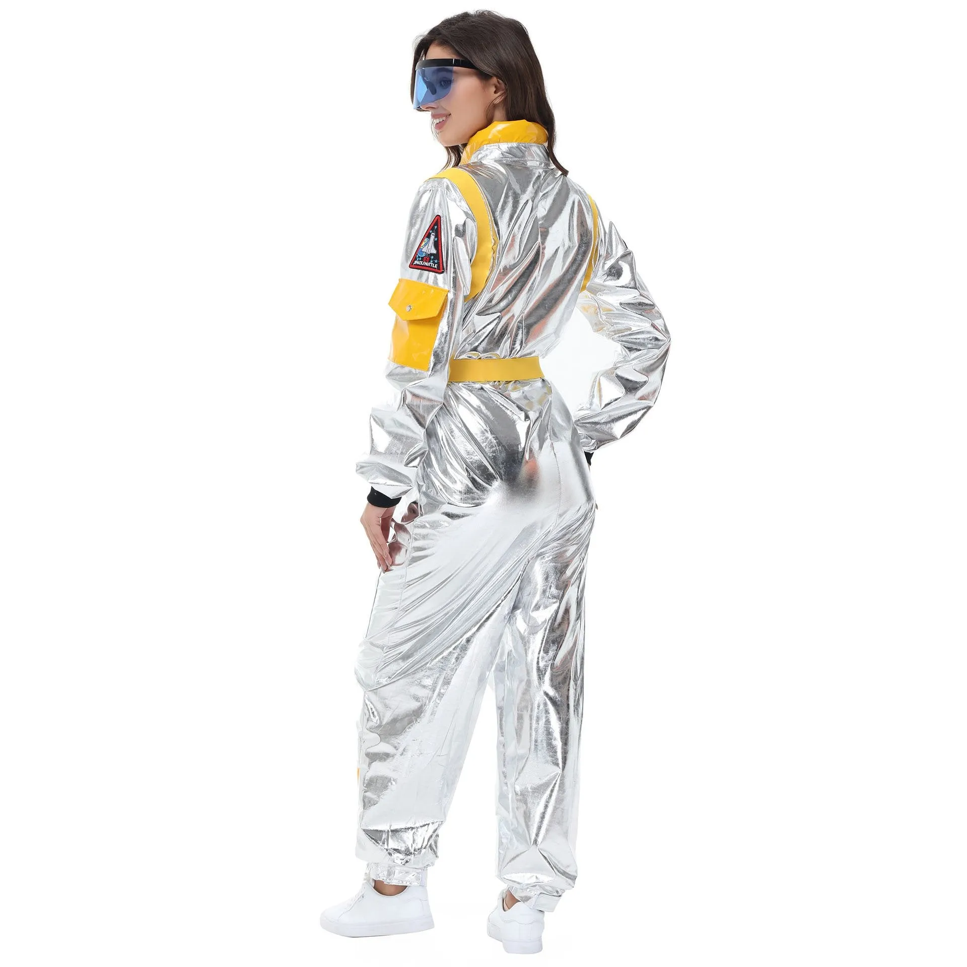 Space Suit Astronaut Couples Costume Carnival Halloween For Women Men