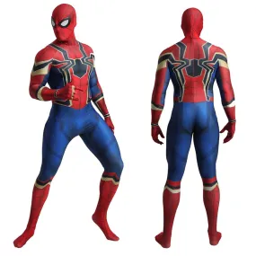 Spider-man Peter B Parker Halloween Party Cosplay Costume Zentai Jumpsuit