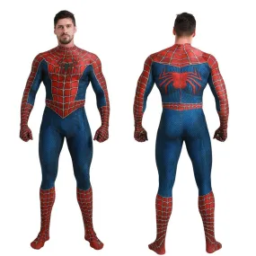 Spider-Man Tony Halloween Cosplay Costume Zentai Jumpsuit