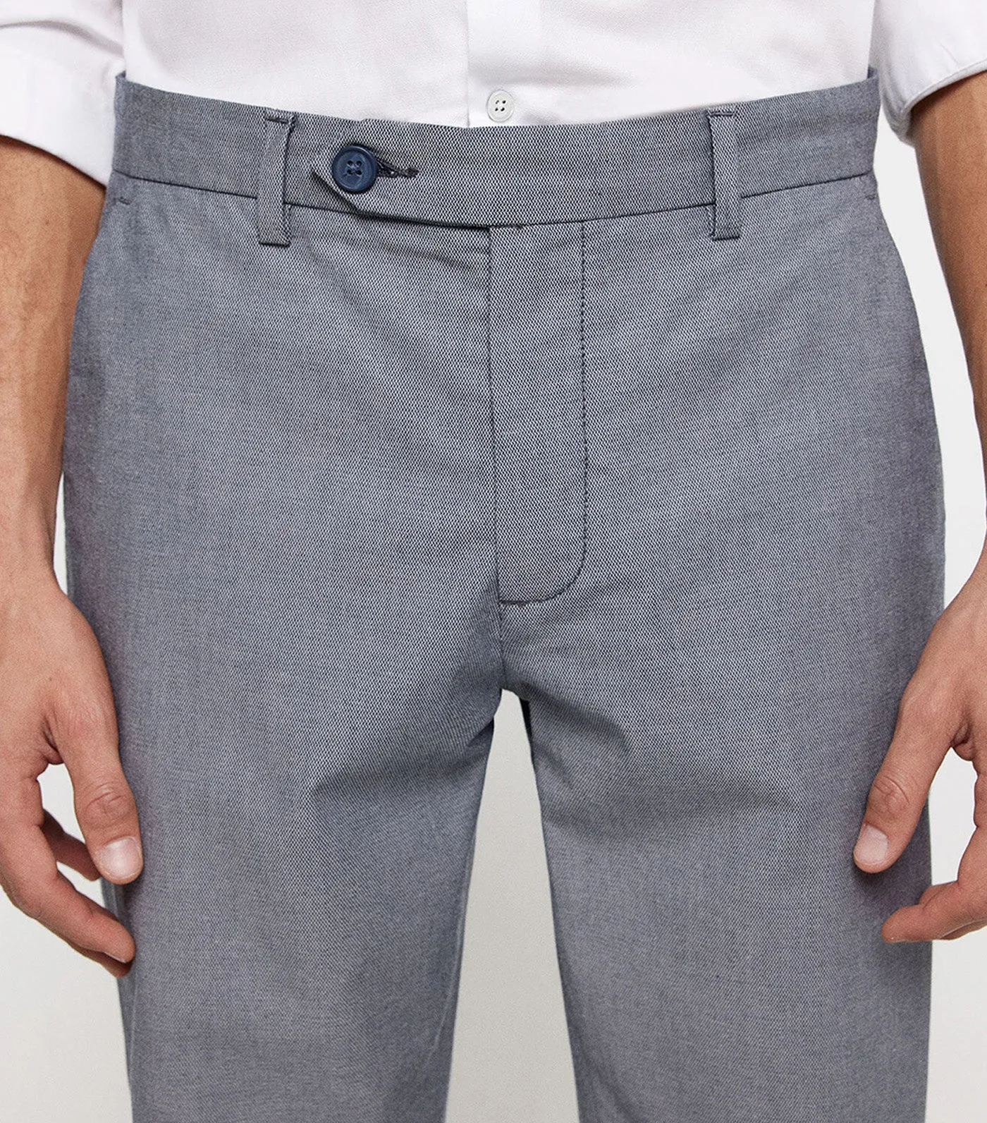 Structured Dress Pants Gray