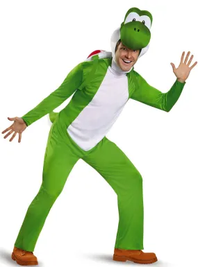 Super Mario Yoshi Deluxe Mens Plus Size Costume