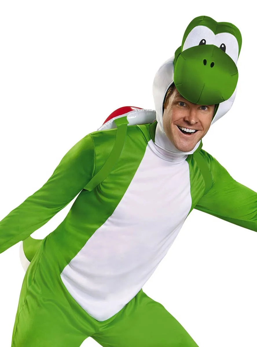 Super Mario Yoshi Deluxe Mens Plus Size Costume