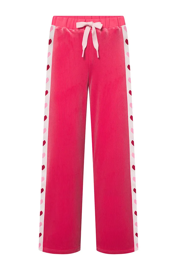 Svea Pants - Pink Hearts