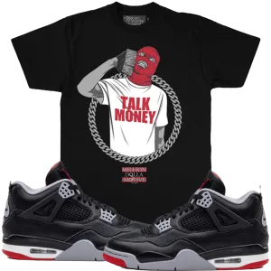 Talk Money Black T Shirt