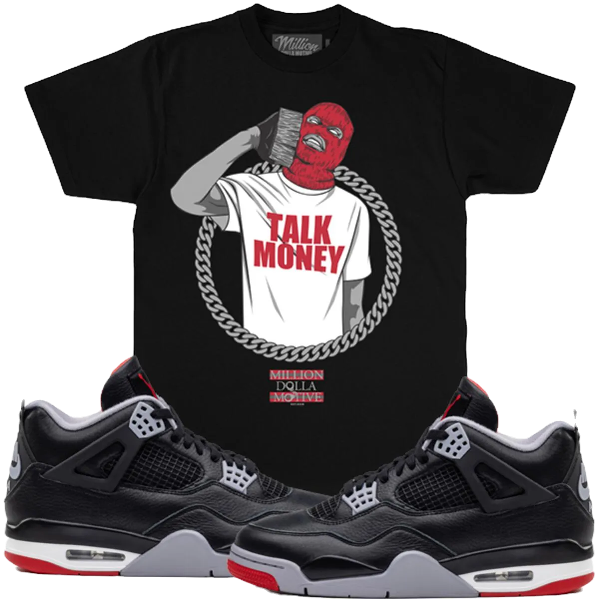 Talk Money Black T Shirt