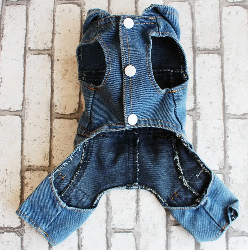 TEEK - Denim Pet Dog Jumpsuit