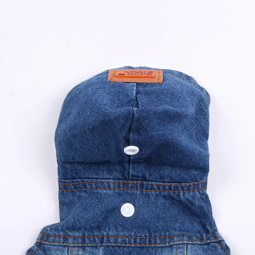 TEEK - Denim Pet Dog Jumpsuit