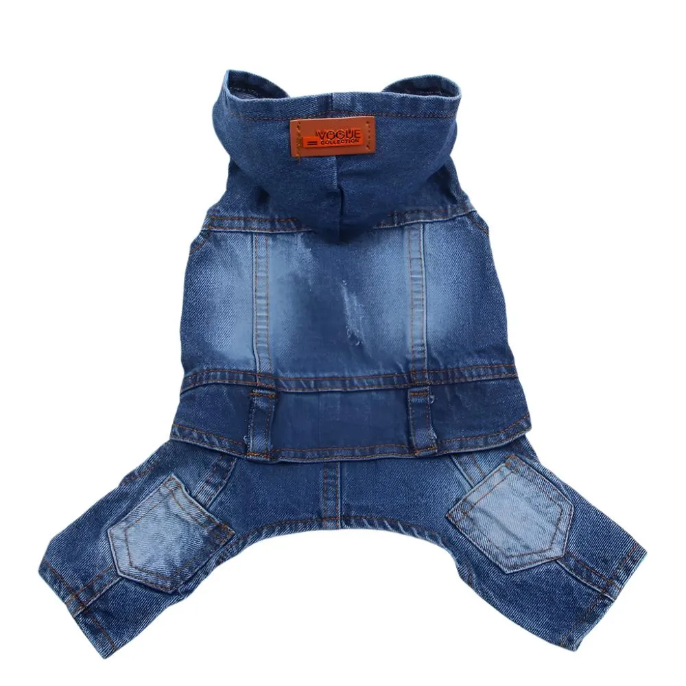 TEEK - Denim Pet Dog Jumpsuit