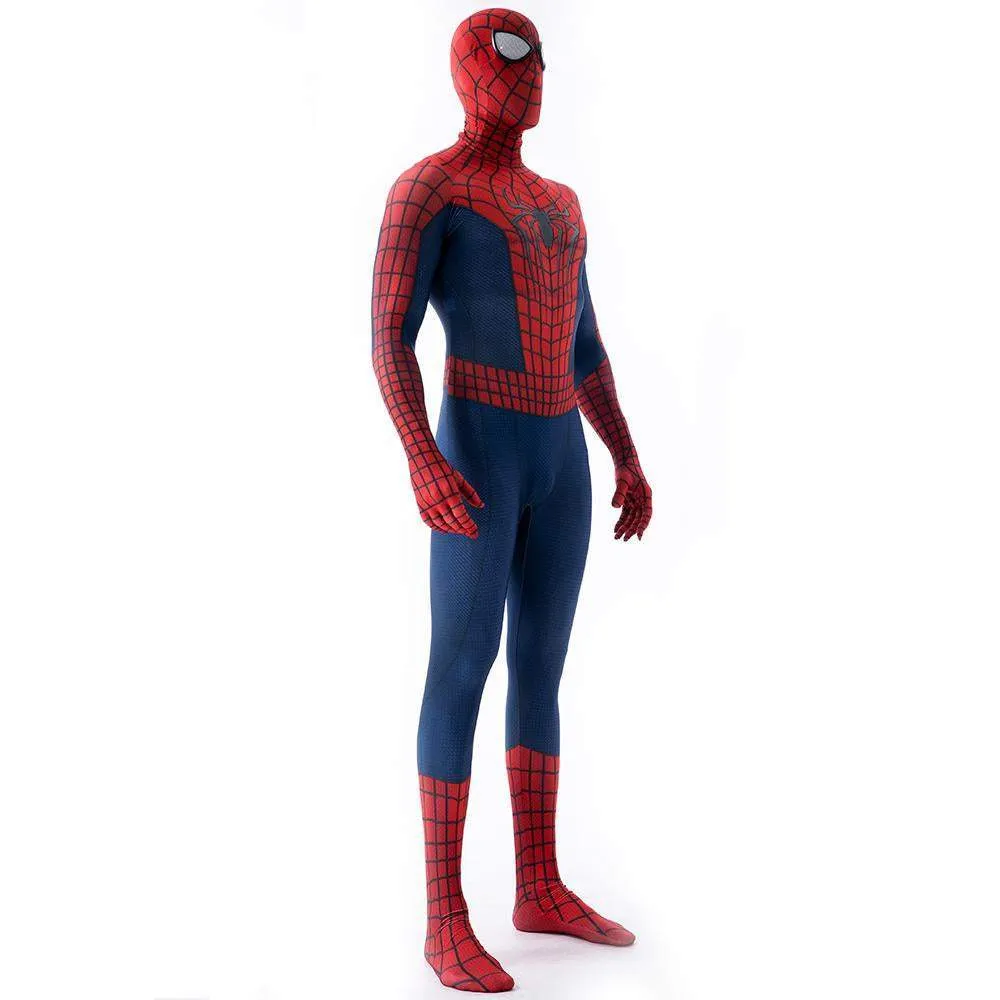 The Amazing Spider-Man Peter B Parker Costume Cosplay Jumpsuit Halloween  Zentai For Adult Kids