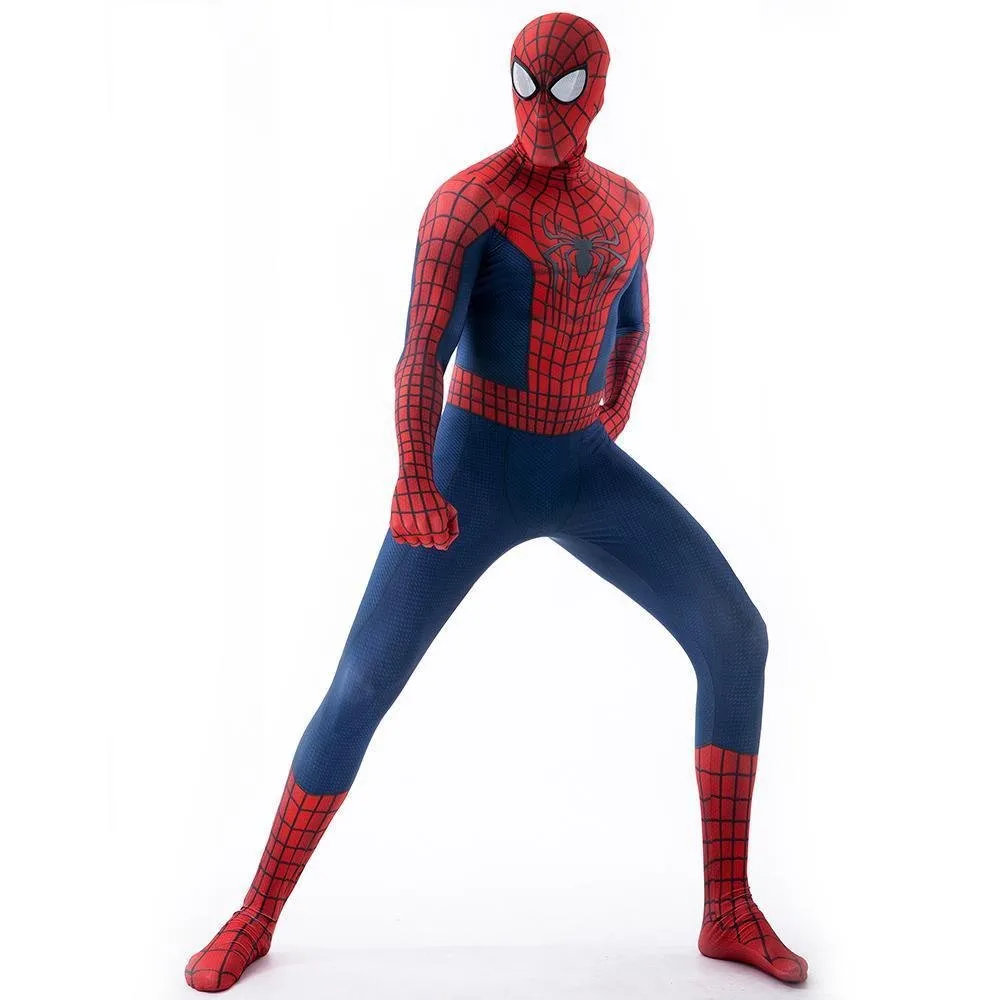 The Amazing Spider-Man Peter B Parker Costume Cosplay Jumpsuit Halloween  Zentai For Adult Kids