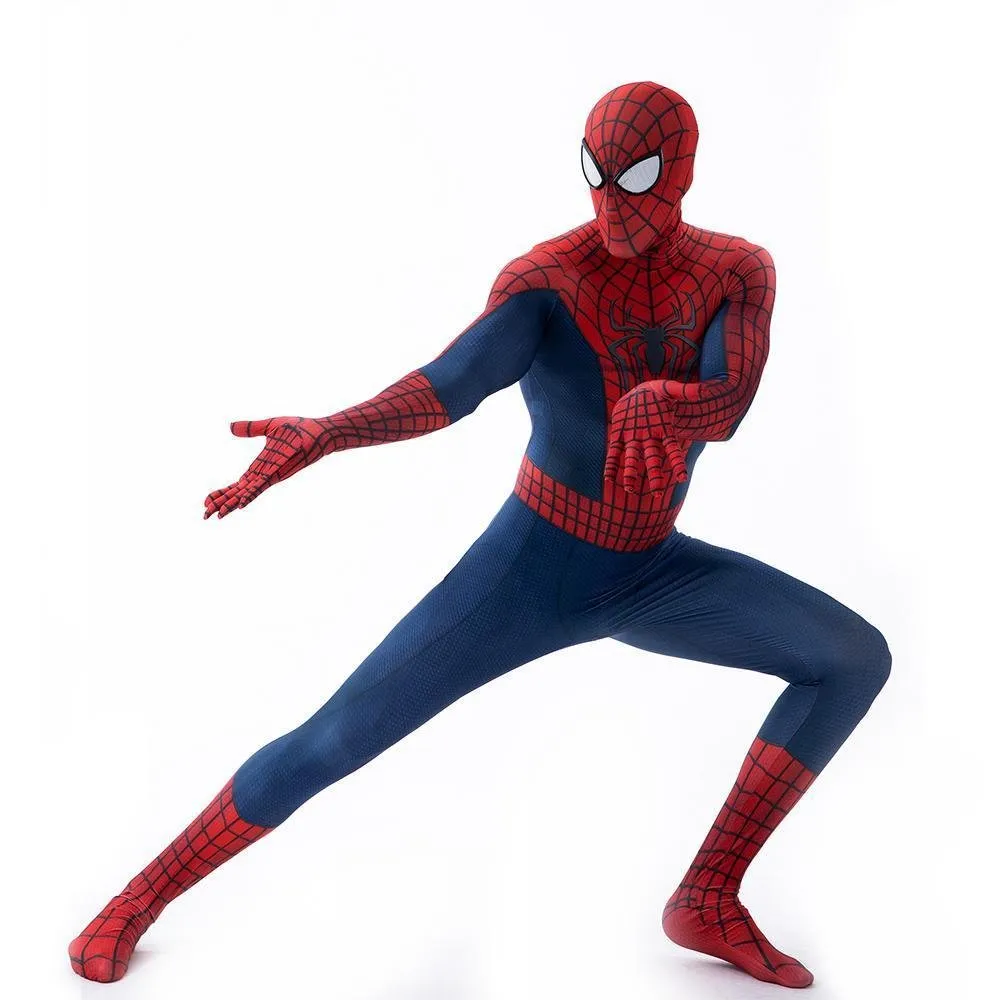 The Amazing Spider-Man Peter B Parker Costume Cosplay Jumpsuit Halloween  Zentai For Adult Kids