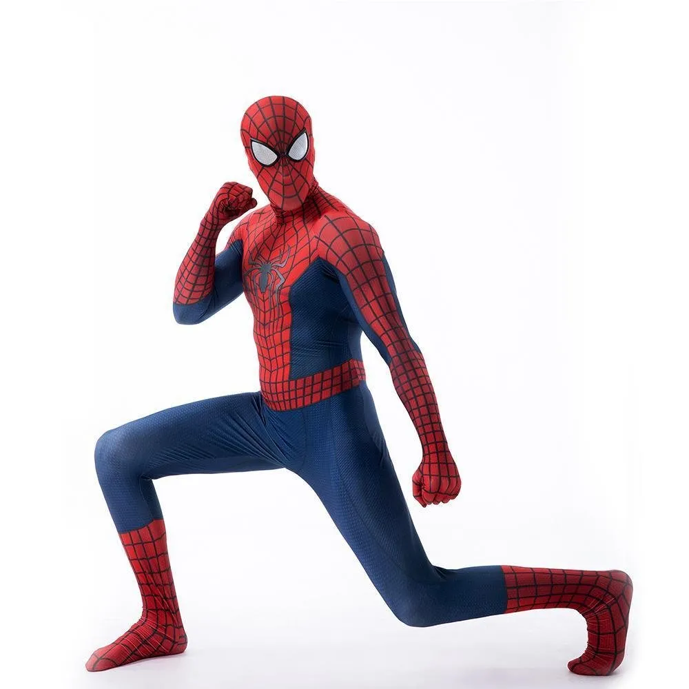 The Amazing Spider-Man Peter B Parker Costume Cosplay Jumpsuit Halloween  Zentai For Adult Kids