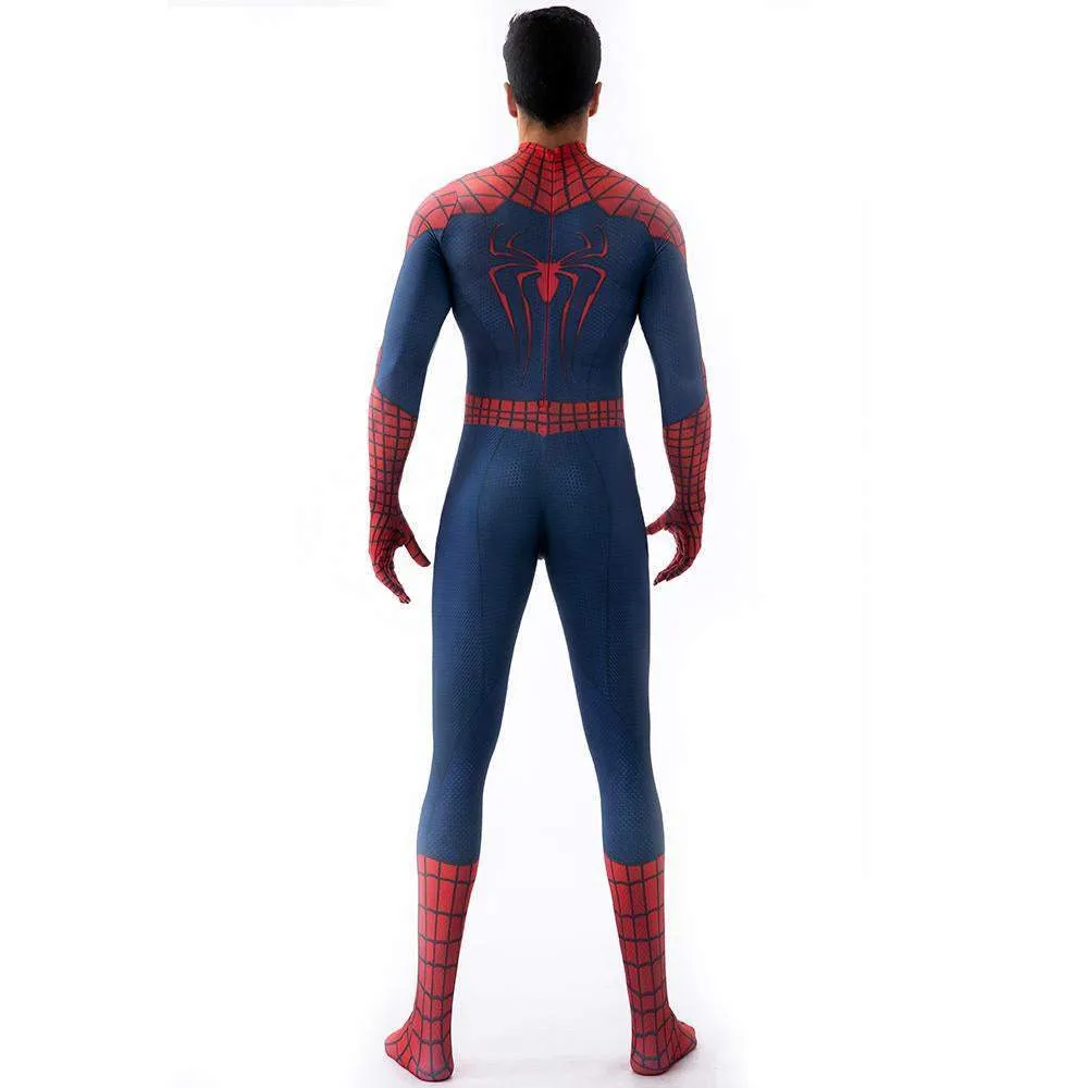 The Amazing Spider-Man Peter B Parker Costume Cosplay Jumpsuit Halloween  Zentai For Adult Kids