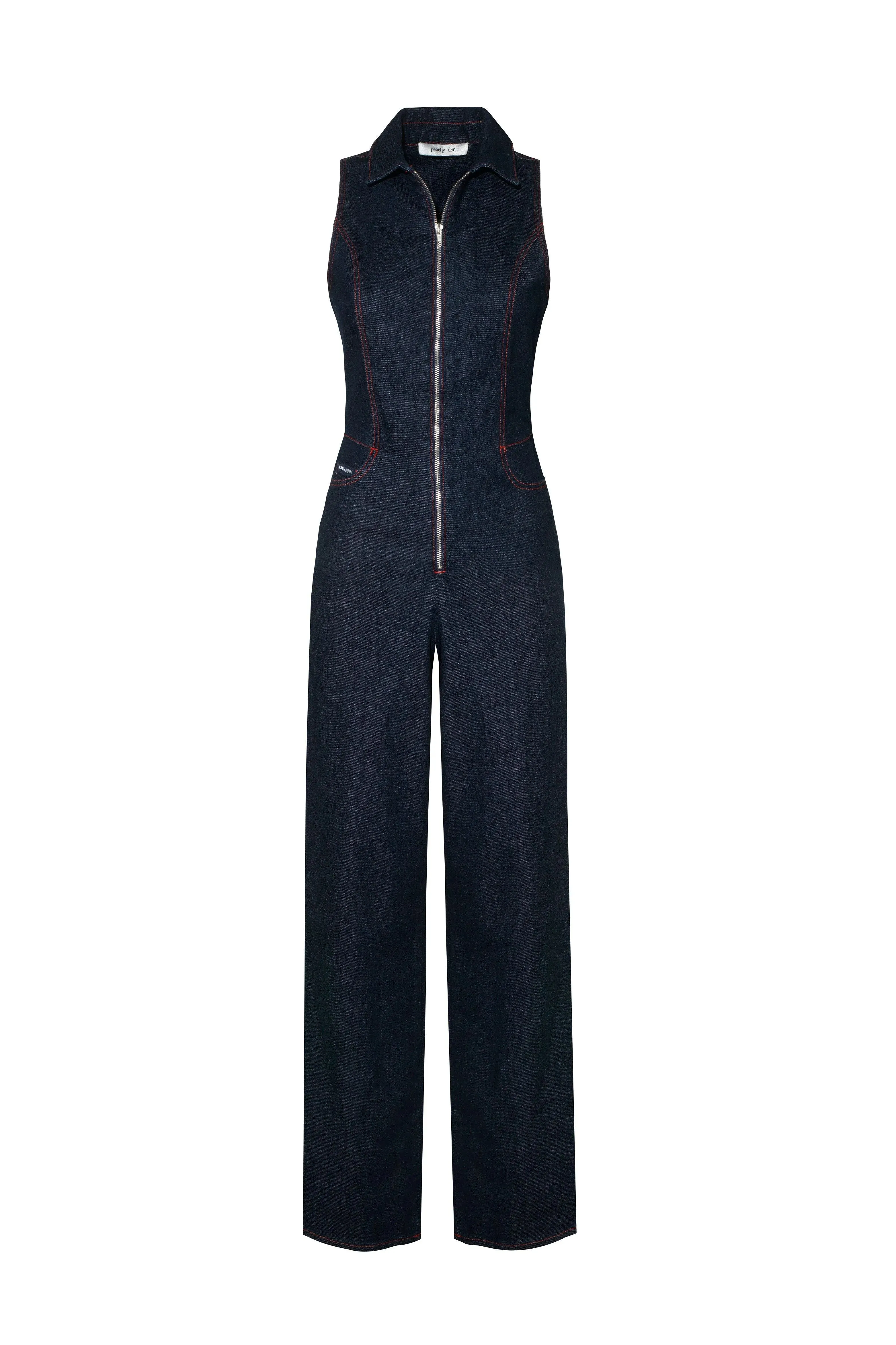 The Barbi Jumpsuit, Indigo