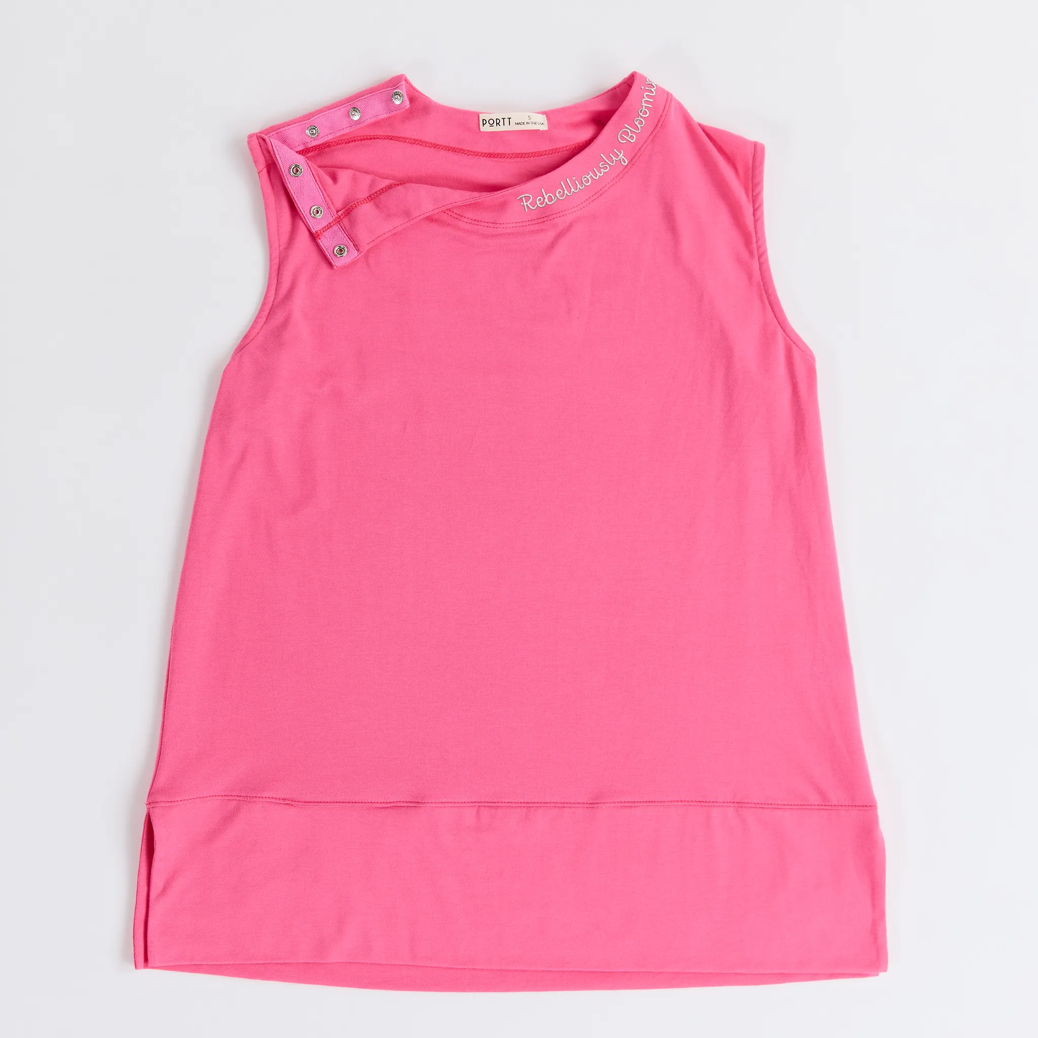 The Bloom Club Pink Port Access Tank Top