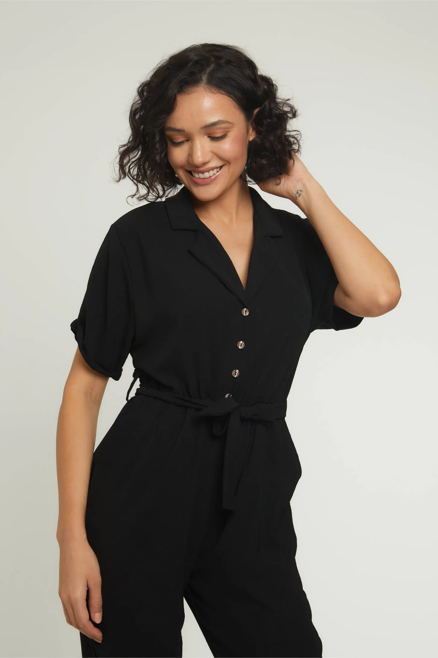 THE ESSENTIAL JUMPSUIT - BLACK