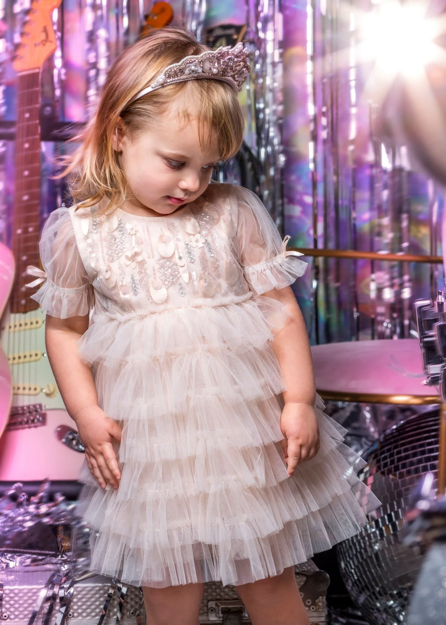 Tutu Du Monde Bebe Heart Of Glass Tulle Dress