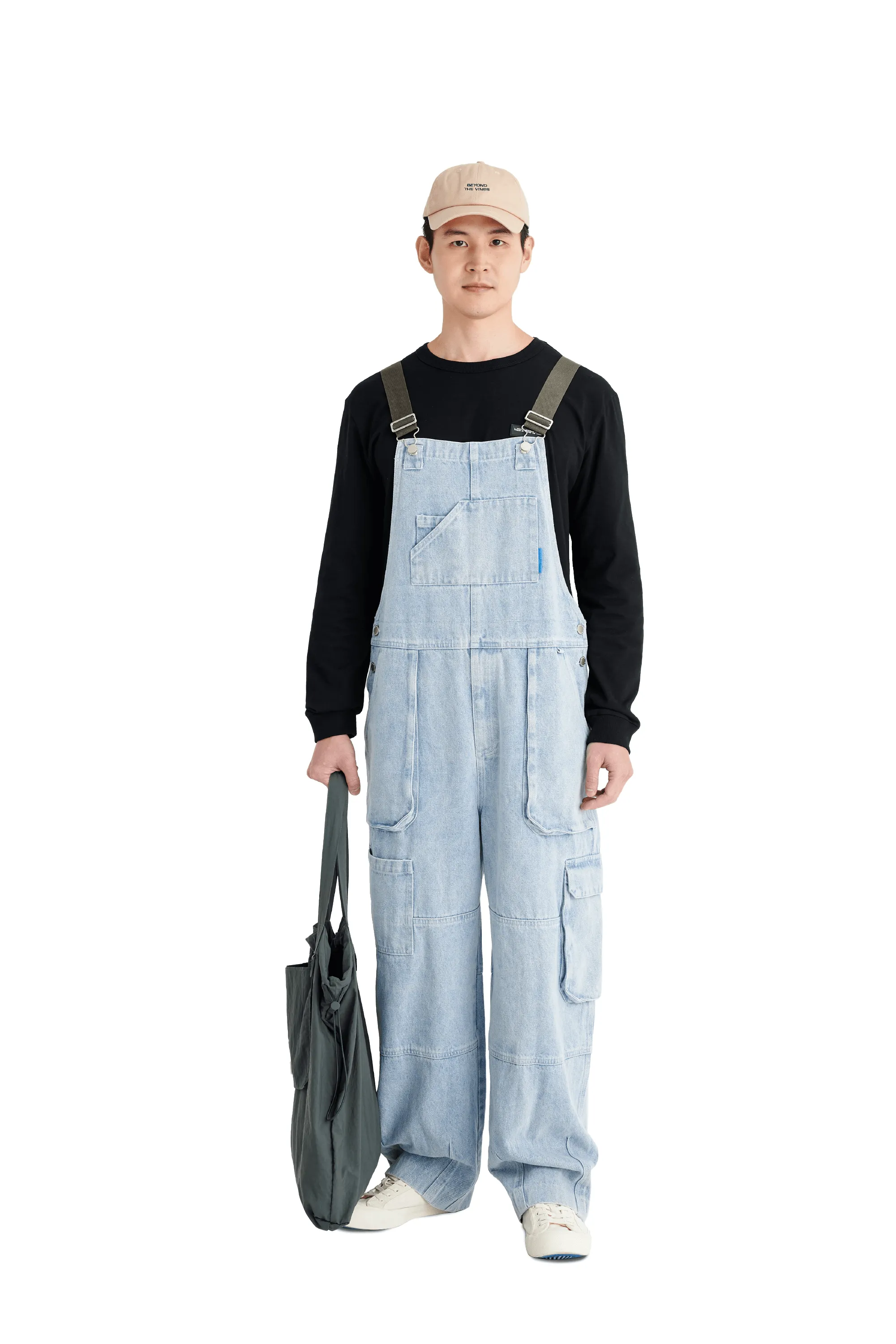 Unisex Denim Utility Jumpsuit