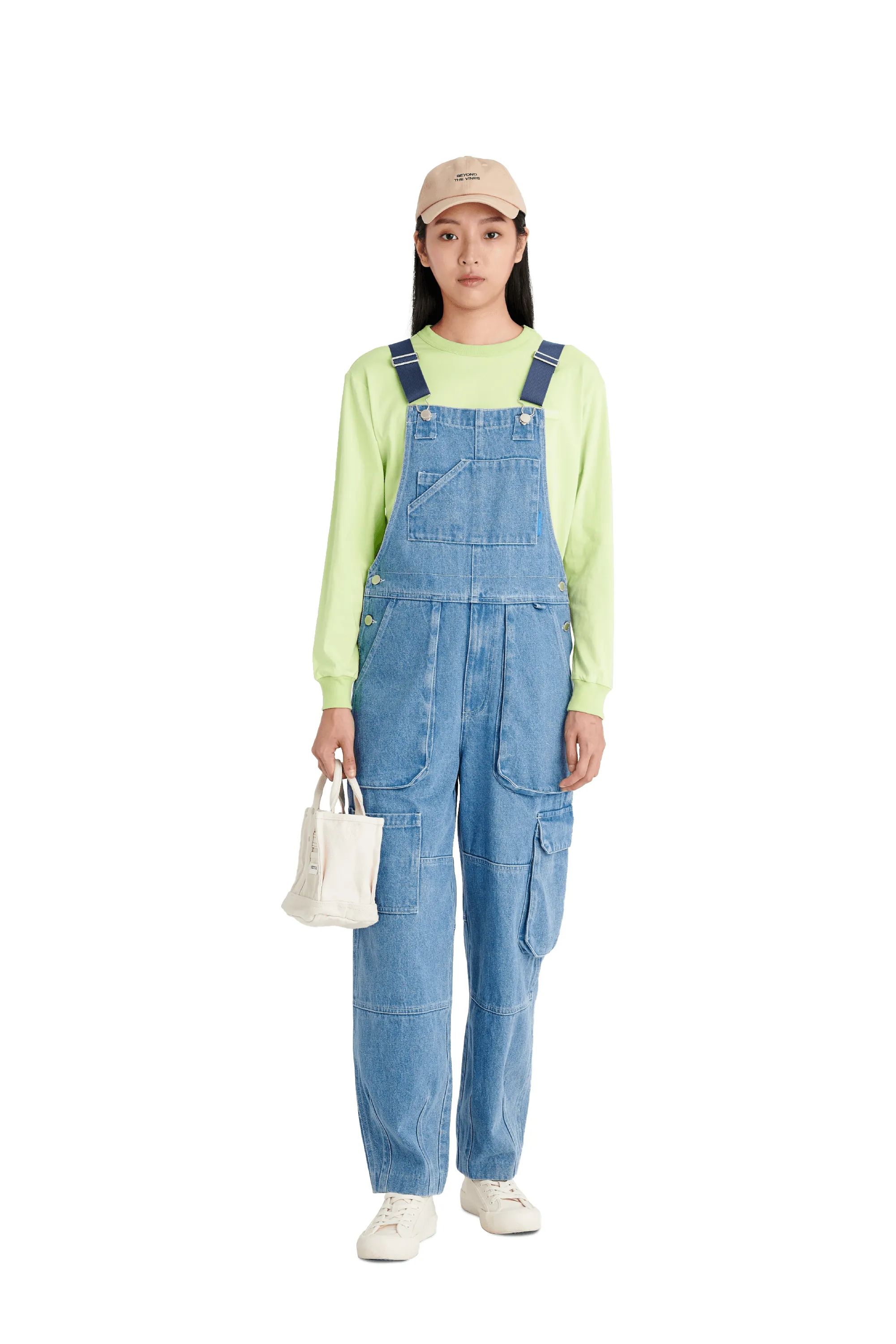 Unisex Denim Utility Jumpsuit