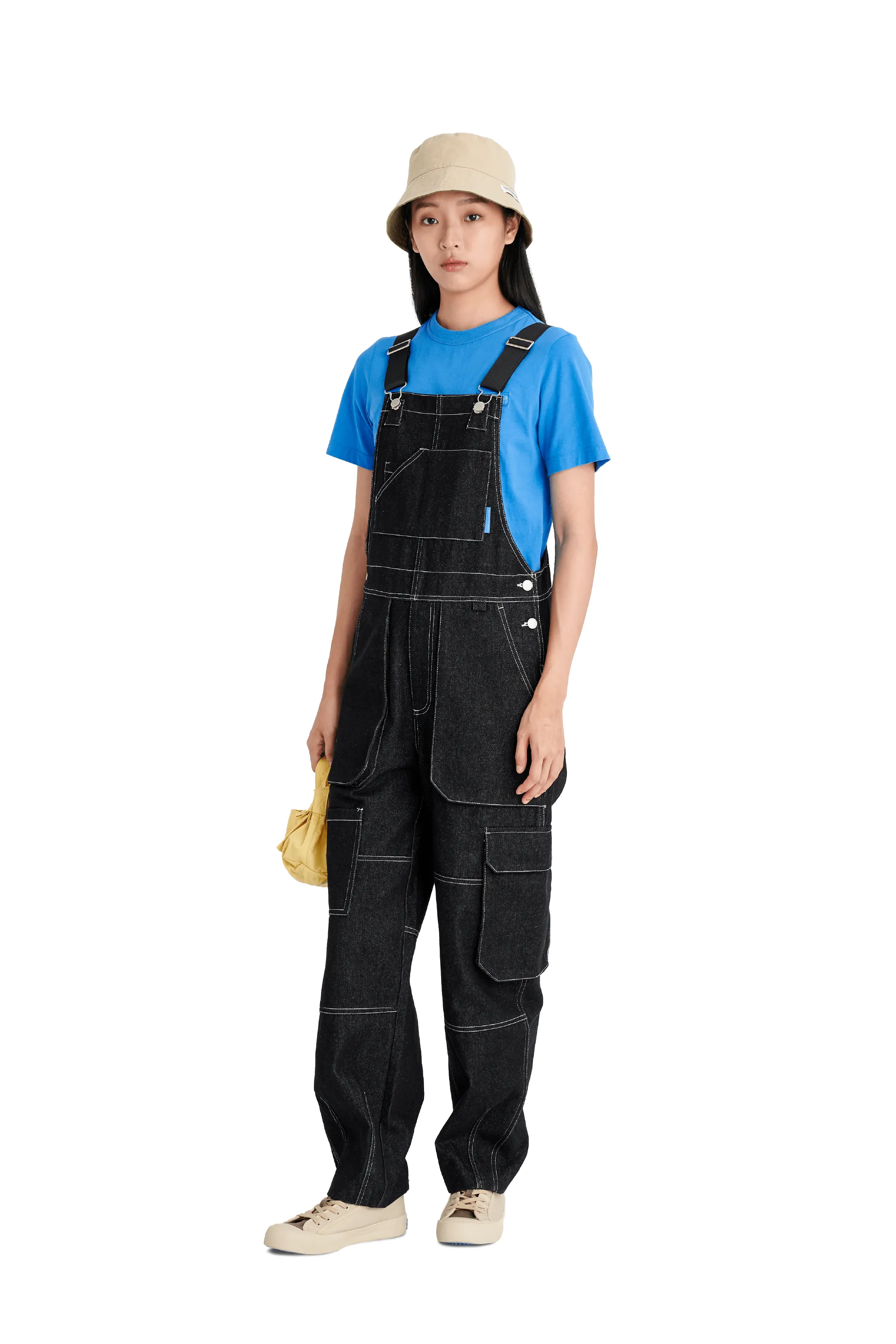 Unisex Denim Utility Jumpsuit