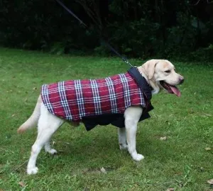 Waterproof Reversible Warm Fleece Dog Coat