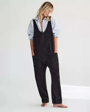 We The Free High Roller Jumpsuit - Mineral Black