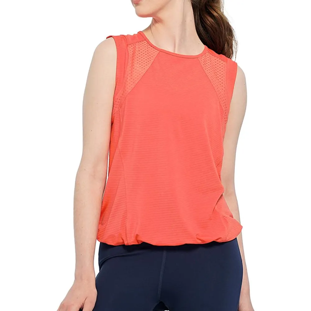 Women's Calcutta Tennis Tank Snapdragon and Electric Orange