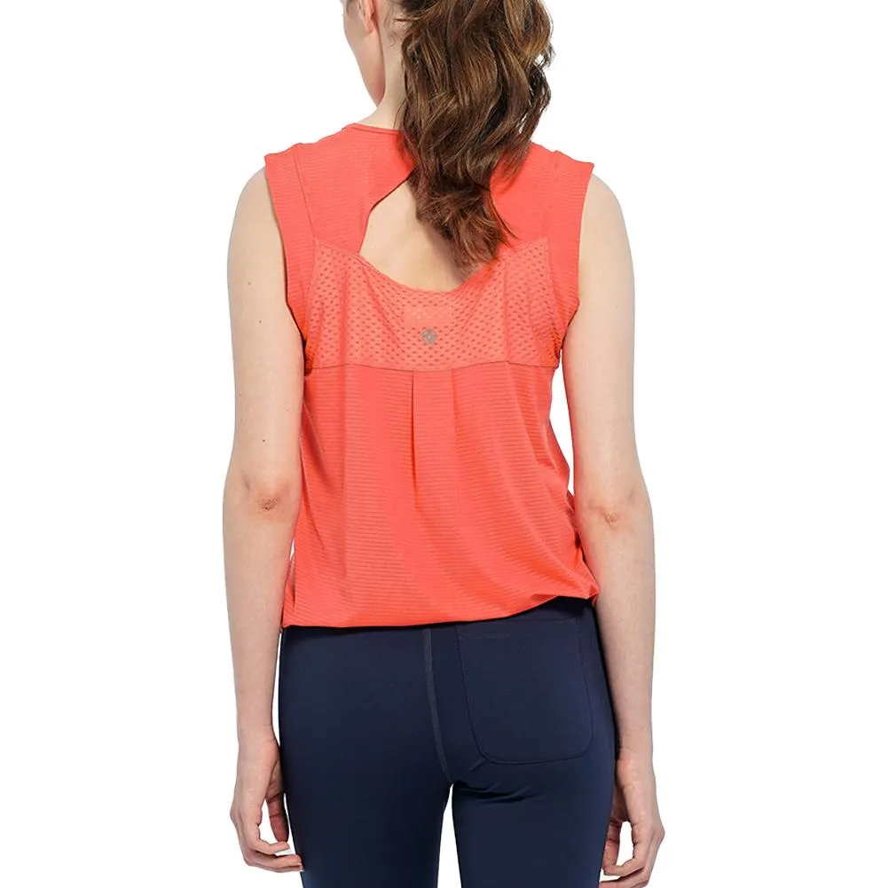 Women's Calcutta Tennis Tank Snapdragon and Electric Orange