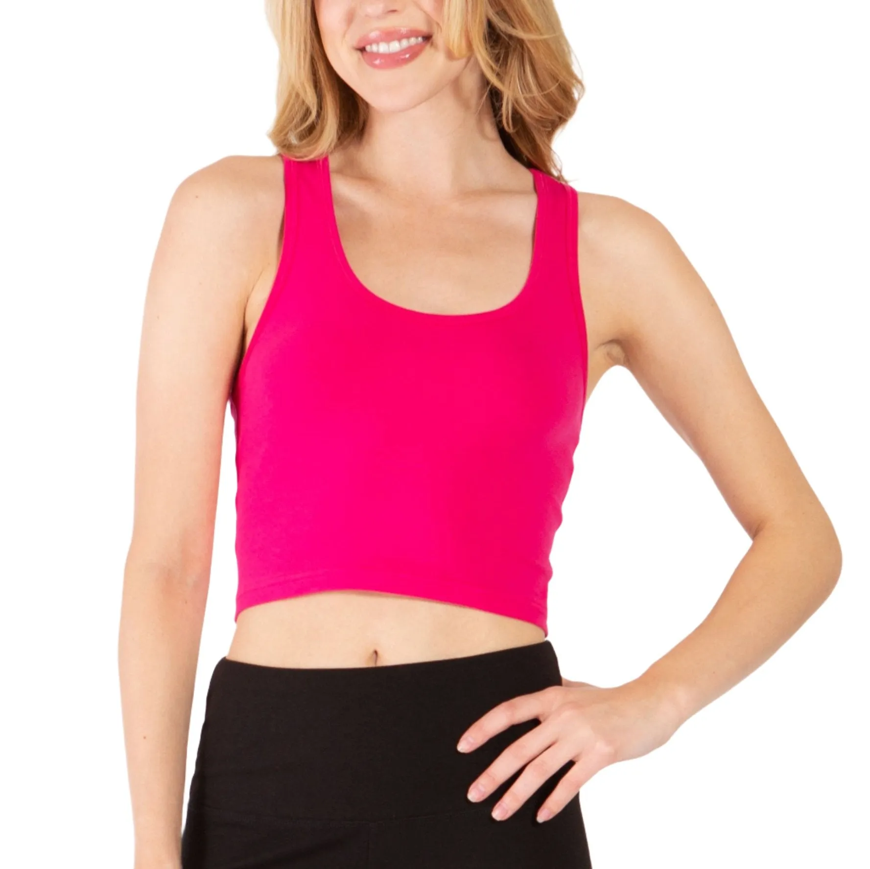 Women's Racerback Tank Crop Top