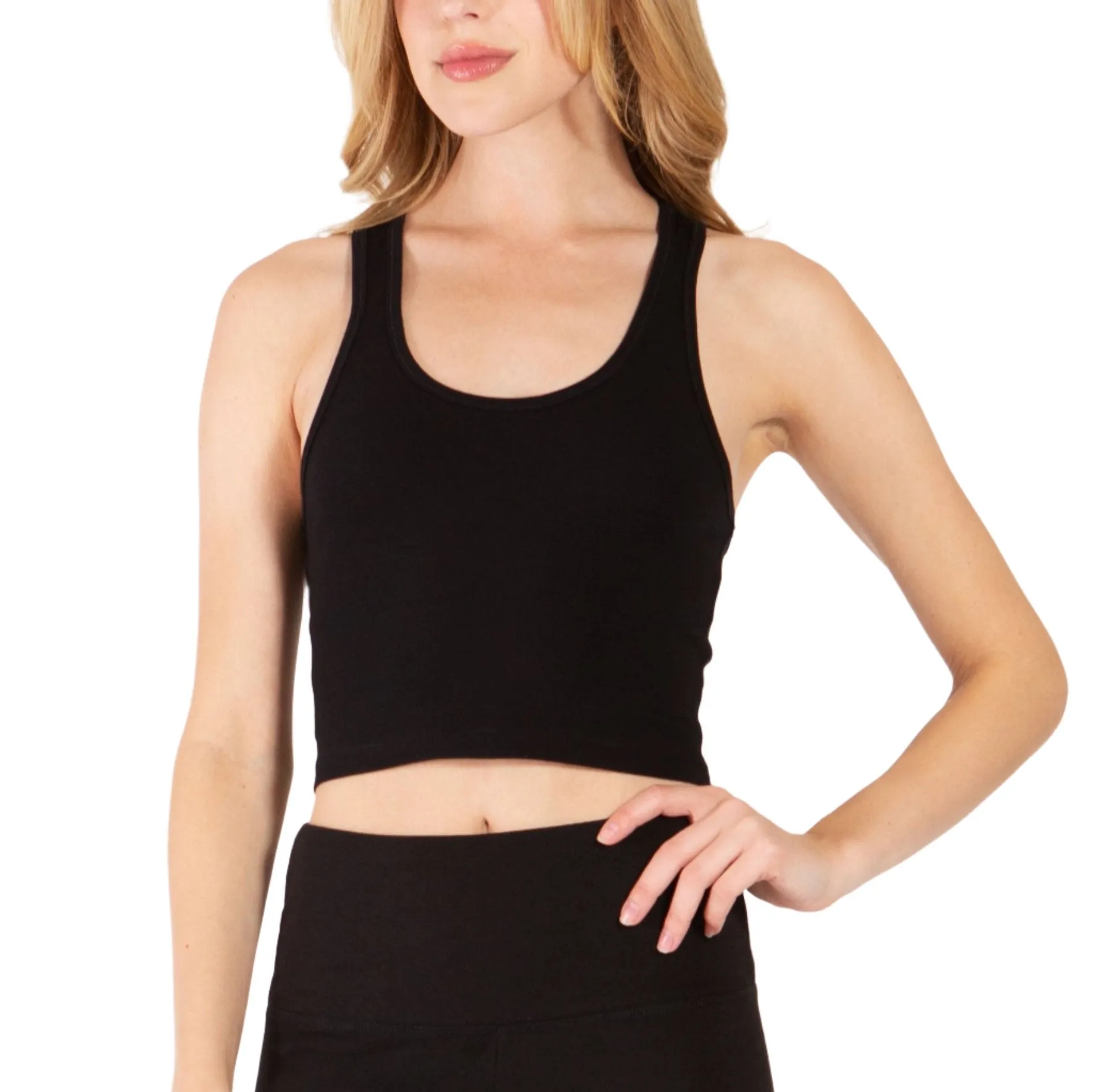 Women's Racerback Tank Crop Top