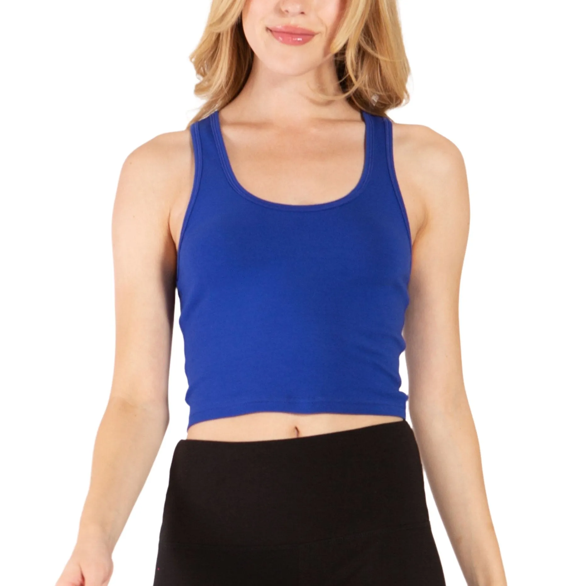 Women's Racerback Tank Crop Top