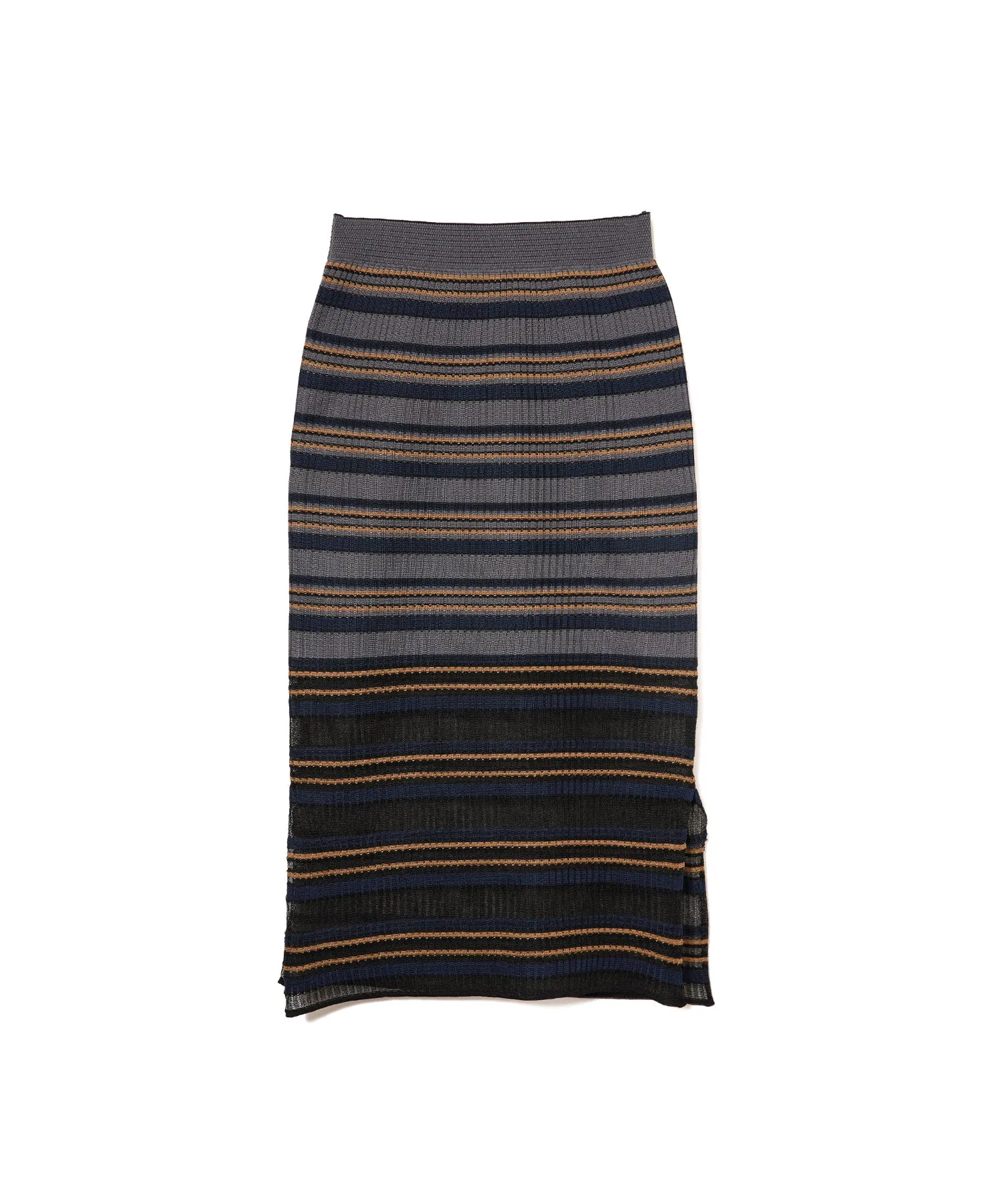 【WOMEN】TRICOTÉ BORDER SKIRT