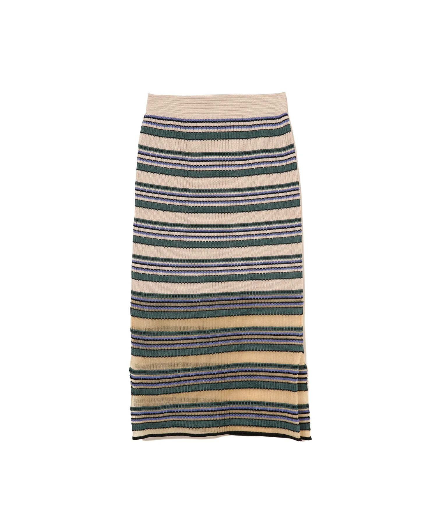 【WOMEN】TRICOTÉ BORDER SKIRT