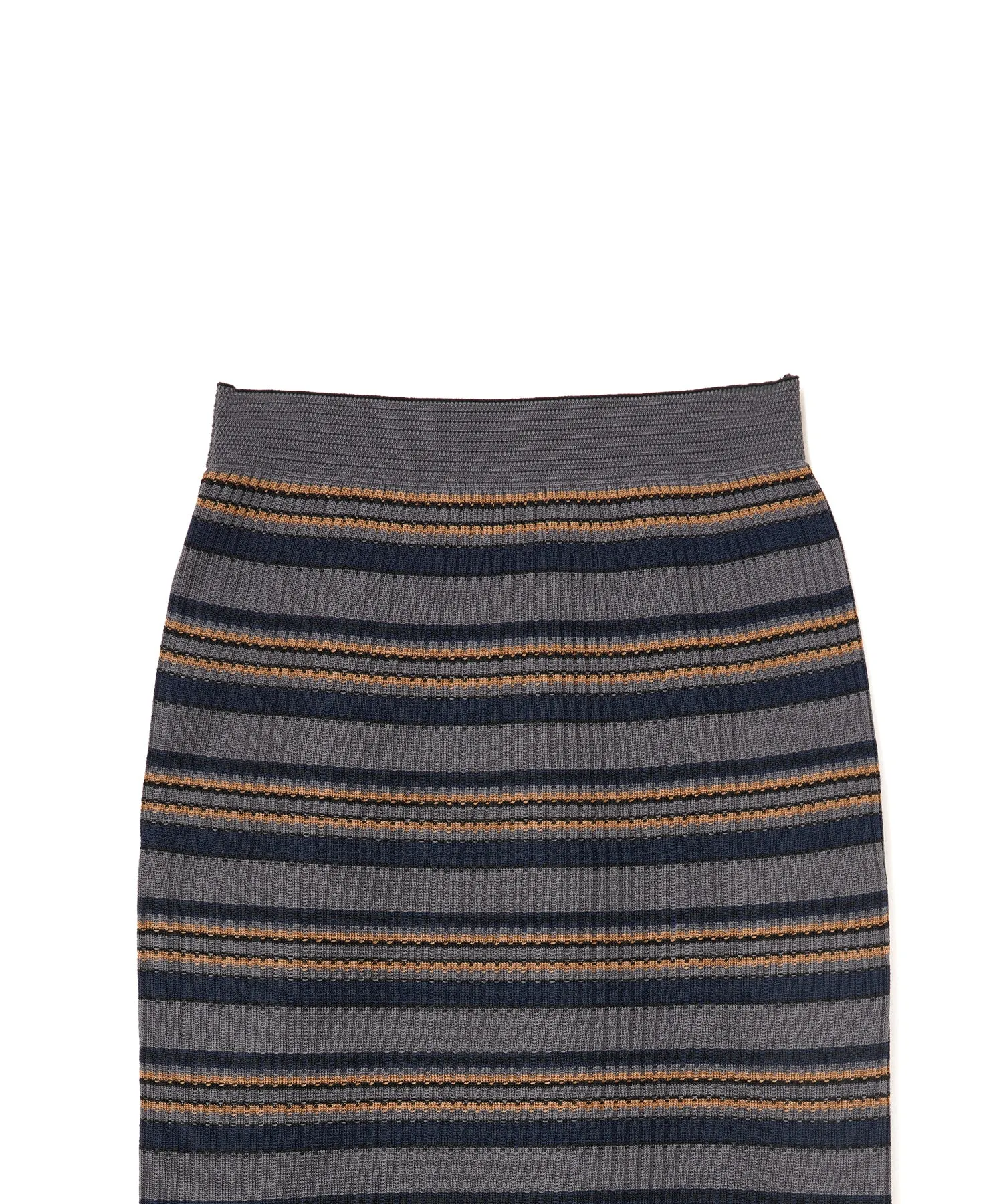 【WOMEN】TRICOTÉ BORDER SKIRT