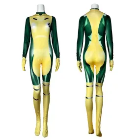 X Men Rogue Outfits Halloween Party Cosplay Costume Jumpsuit