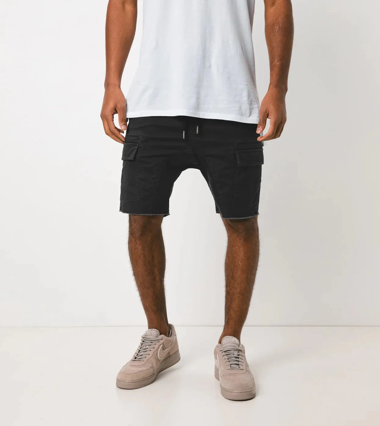 Zanerobe Sureshot Lightweight Cargo Short Vintage Black 618-VER